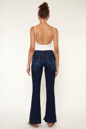 Asher Mid Rise Flare Jeans