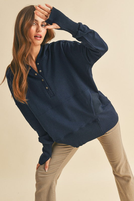 Haley Pullover Navy