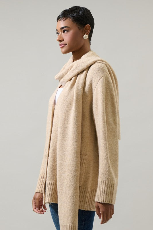 Amanda Scarf Cardigan