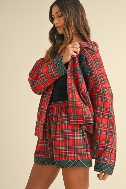 Pretty in Plaid Pj Set