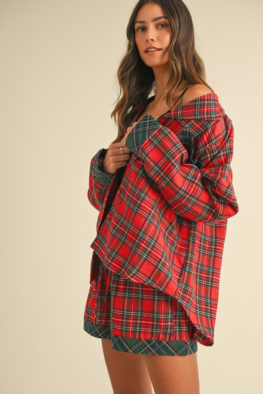 Pretty in Plaid Pj Set