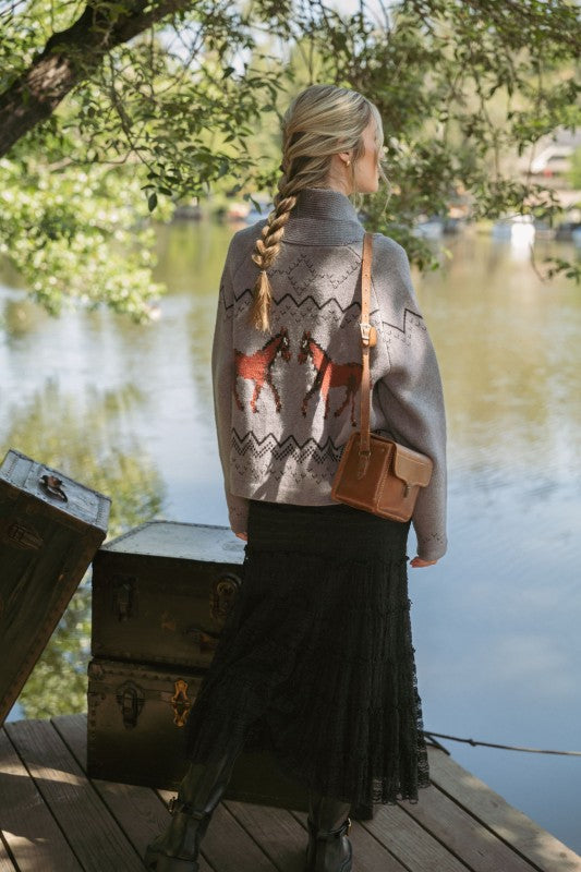 Kayleigh Horse Cardigan