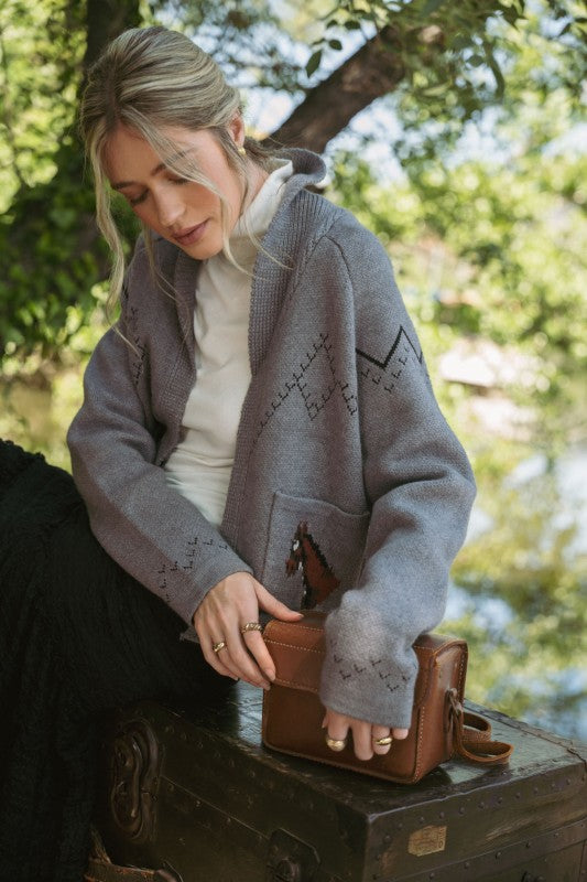 Kayleigh Horse Cardigan
