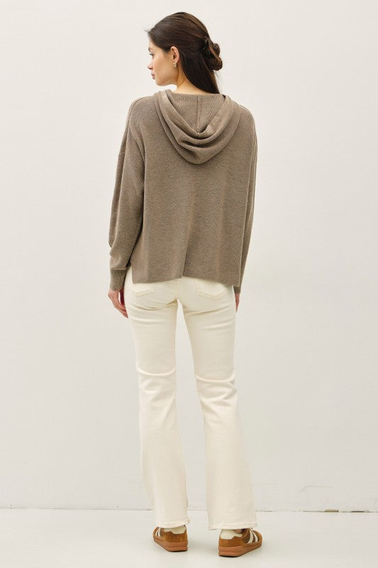 Lexis Hooded Sweater Mocha
