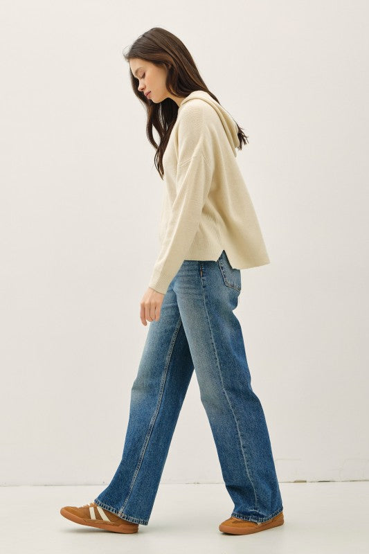 Lexis Hooded Sweater Cream