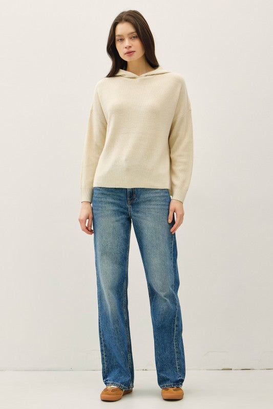 Lexis Hooded Sweater Cream