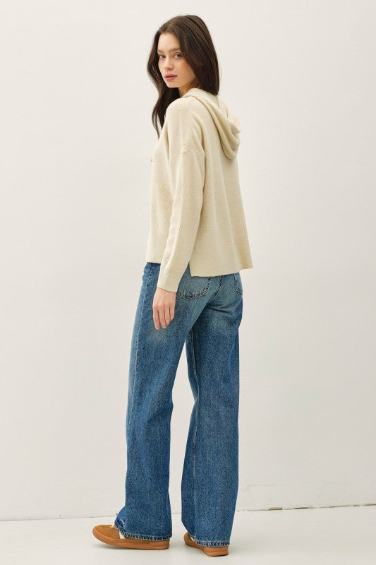 Lexis Hooded Sweater Cream