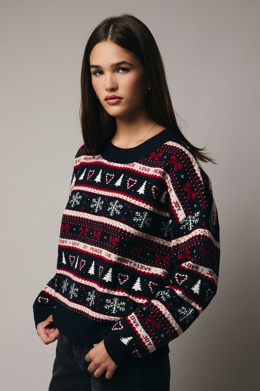 Peace Love Joy Sweater