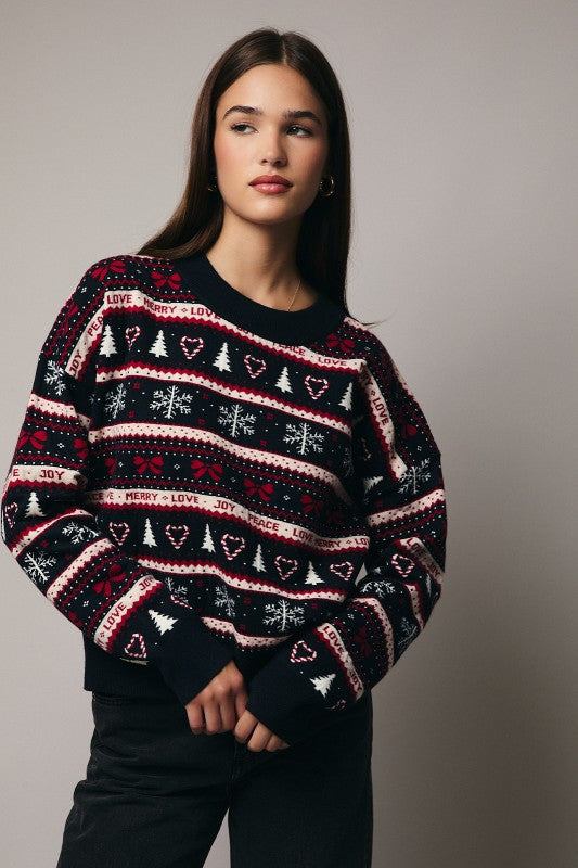 Peace Love Joy Sweater