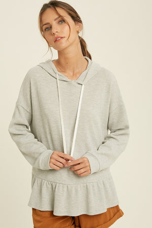 Peplum 2025 hoodie sweatshirt