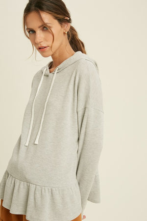 Frill discount hoodie women's